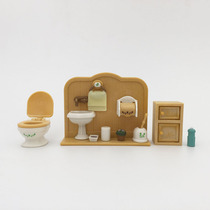 Forest family Senbele House flocking doll accessories bathroom bathroom bathroom