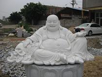 Han Baiyu marble Millover Buddha statue of stone sculptures Buddhist family to make a fortune in the atmosphere and the sea and the sea