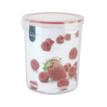 Lock Lock Plastic container Lunch box Lunch box Food container NLP322R Round 2 2L