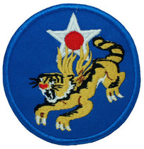 WWII Beauty China Flying Tigers arm Chapter arm Zhangb Cloth Sticker with embroidered label