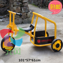 Childrens indoor and outdoor bicycle kindergarten double bicycle tricycle single toy stroller scooter