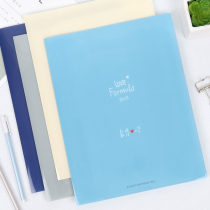 Formula 6 of the first product love into the folder creative simple stationery student test paper folder file bag A4