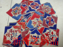 Old embroidery piece Miao handmade embroidery minority embroidery small embroidery piece T02