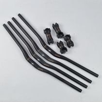 Taiwan ZOOM 31 8 mountain bike road bike handle set two-piece size swallow handle 80 vertical pole