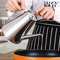 Shanghe 304 stainless steel oil pot kitchen leak proof and dust control oil pot large capacity oil bottle vinegar bottle