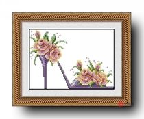 Precision printed DMC cross stitch kit * high heels 4(WP0011)