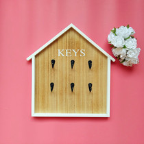 House porch coat rack key adhesive hook creative wooden hanger Wall hanger room decoration wall decoration wall decoration