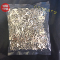 UT1-3 cold pressed wiring terminal U shape Y shape fork naked end head copper wire nose silver plated wiring ear 1000 only