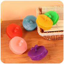 Soft plastic shampoo brush massage brush big Plum Flower shampoo brush massage comb department store creative home