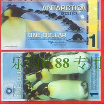 Antarctic banknote 1 US dollar Emperor Penguin plastic banknote 2011 version of foreign coin banknotes new Fidelity