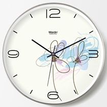 Medin living room bedroom European wall clock European silent clock simple creative round clock quartz clock J332