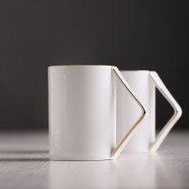 European creative bone china coffee cup Milk Cup large capacity ceramic mug water cup tea cup simple