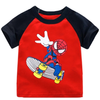 Girl Boy T-shirt short sleeve cotton tide 4-year-old summer half-sleeve childrens body shirt cartoon cotton small child dinosaur picture