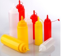 Plastic sauce bottle pasting mouth squeezing pot squeezing sauce pot chocolate sauce bottle squeezing bottle jam tomato salad bottle