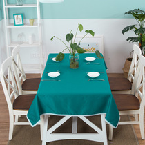 Pure Color Table Cloth Picnic Boutian Garden Small Fresh Tea Table Cloth Living-room Table Cloth Plaid Chair Cushion Chair Cover
