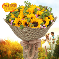 Teachers Day 19 sunflower Flowers bouquet express birthday city Beijing Guangzhou Shanghai Shenyang Lanzhou Suzhou