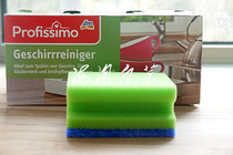 Germany original dm supermarket double-sided sponge stainless steel cleaning cloth dishwashing pot is not easy to deform single piece