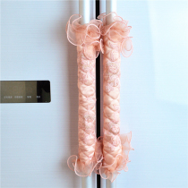 European-style door gloves double open extended and thick handlebar cover fabric door refrigerator door handle double door refrigerator