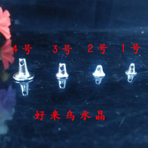 Good black nail iron hat Dingding Crystal Keychain Car pendant jewelry accessories factory direct sales