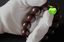 Wenplay cotton white gloves plate beads walnut Diamond Diamond lobules red sandalwood beads hand string plate to keep the Pulp play tools