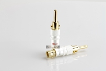 USA DH LABS Silversonic oxygen-free copper locking banana head speaker plug