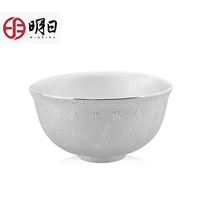  Tomorrows 999-foot silver Teacup Kung Fu Tea Road Gentleman Silver Cup Small cup Baofu Baishou Tea Ceremony tea set