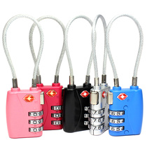 Jiaste TSA Customs lock overseas travel travel Super security code lock anti-theft lock 719