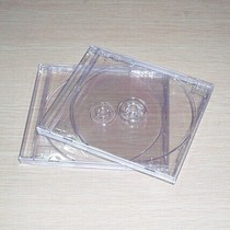 High-quality 08 clear single box CD box High-grade transparent single-sided box DVD CD square box can be inserted into the paper skin