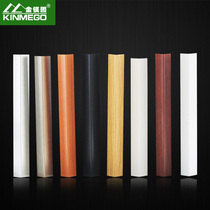 Thickened titanium aluminum alloy wall corner protection strip Punch-free corner protection line Metal male corner package corner anti-collision strip