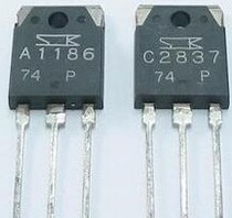  Disassembly 2SC2837 2SA1186 A1186 C2837 power amplifier special components a pair of 2 6 yuan