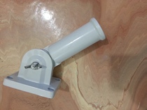 Wall Flagpole Seat Aluminum Metal Flag Seat Sloped Inserted Wall Flagpole Shelf Flag Window Flag Advertising Wall Banner