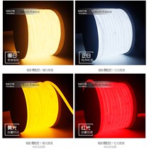 Led flexible neon light with ceiling round two-wire 360 degree luminous light with outdoor waterproof modeling sign light with