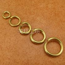 Copper split ring brass open copper ring bag carrying ring hanging ring