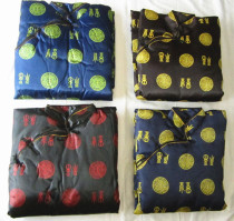 Suffer full set of shroud cotton gown men and women cotton gown thick mens and womens birthday robe 125cm long