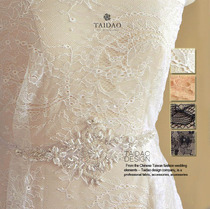 Taiwan new mesh gauze wedding dress strand lace fabric L163 multi-color dress clothing fabric tablecloth