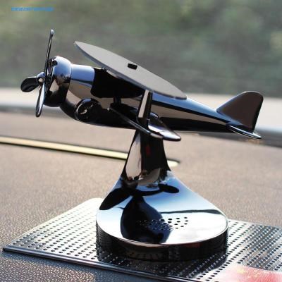 Car solar rotating aircraft perfume seat solid balm small fan decoration long lasting light fragrance in car