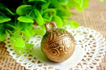 Dog bell 19 Tiger head bell Pet copper bell clang Cat bell large one dollar two yuan department store