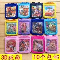Korean stationery fabric 3D cartoon large card set primary school card bus card certificate set with lanyard multi-function