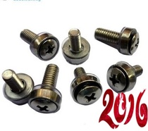 Crown Screw Three Combination (Iron Nickel Plated) Crown Screw Screw Cabinet Screw Crown Three Combination Screw M5M6