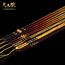 Tianguang Hui Natural Beeswax pendant lanyard Beeswax rope pendant rope Beeswax rope necklace Men and women with certificate