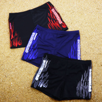 Factory wholesale swimming trunks mens flat angle swimming trunks fashion beach comfortable large size hot spring swimming adult slim fit