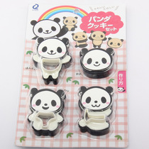 Eco-Friendly PP Plastic 4PC Red Panda Cookie Mould Set
