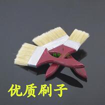 Paint brush wholesale long hair thickening 1 inch 2 inch 3 inch 4 inch paint brush pig hair brush hard brush Brown brush