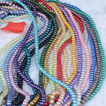 Props Jewelry stone fake jewelry Pirate bead chain Gold necklace Stage performance ornament toy imitation pearl chain