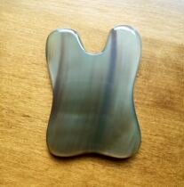 White Niu Jiao Facial Beauty Scraping plate ODL7SRBD