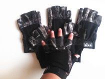 Outdoor camouflage gloves half finger Dew 5 fingers sunscreen quick-drying breathable non-slip fishing gloves Road Asian sea fresh water