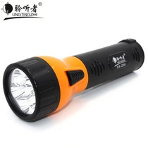 Listener Plastic rechargeable LED flashlight Strong light illumination Flashlight Flashlight Strong light Long range