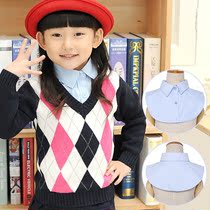 Curly womens clothing 2019 new Korean shirt childrens fake collar Joker girl accessories girls fake collar