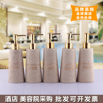 European banquet European hand soap bottle Hand soap set Creative shower gel pressing sub-bottle Shampoo empty bottle