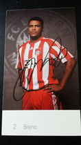 Breno Fire Kids Official Autograph Card Nuremberg Brazil